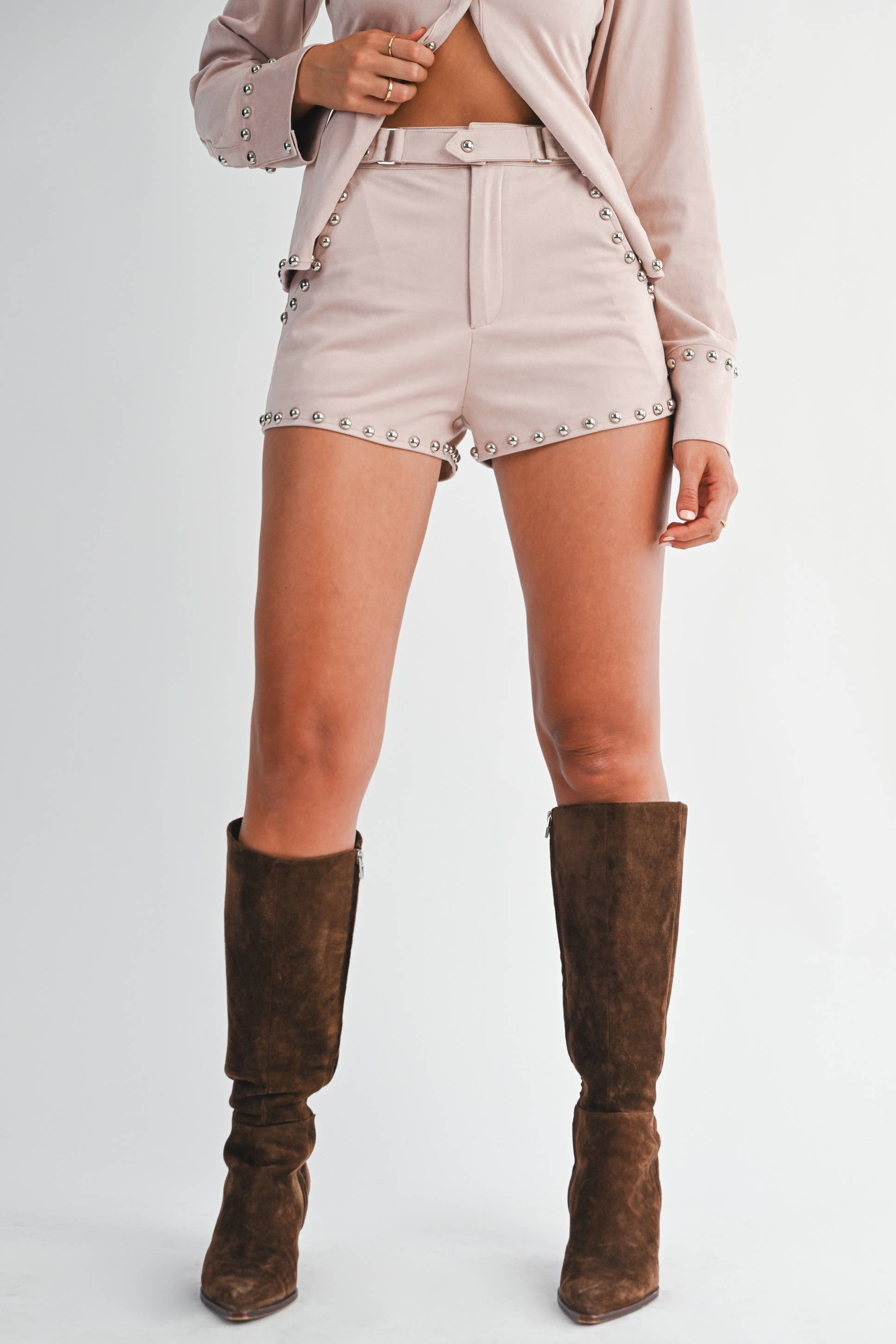 Clara Studded Shorts