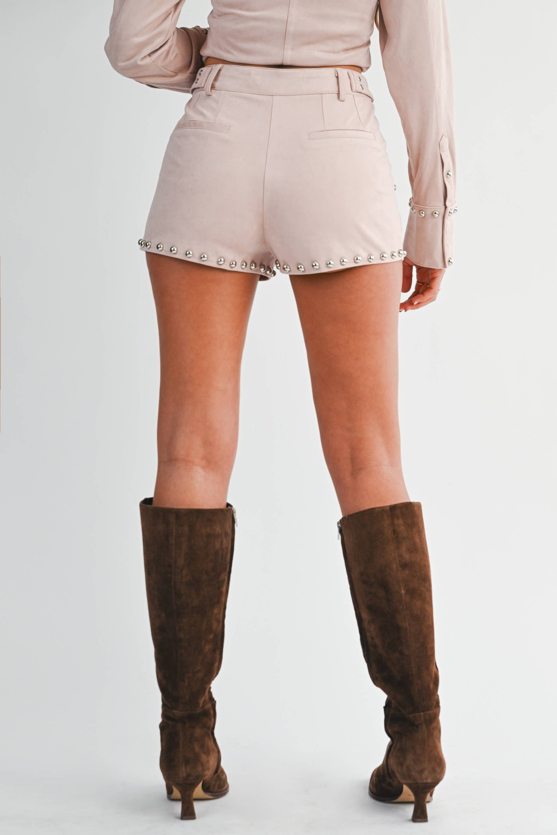 Clara Studded Shorts